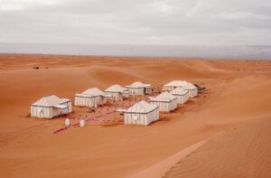 Morocco desert camping